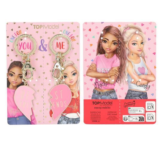 TOPModel sleutelhangers hart BFF