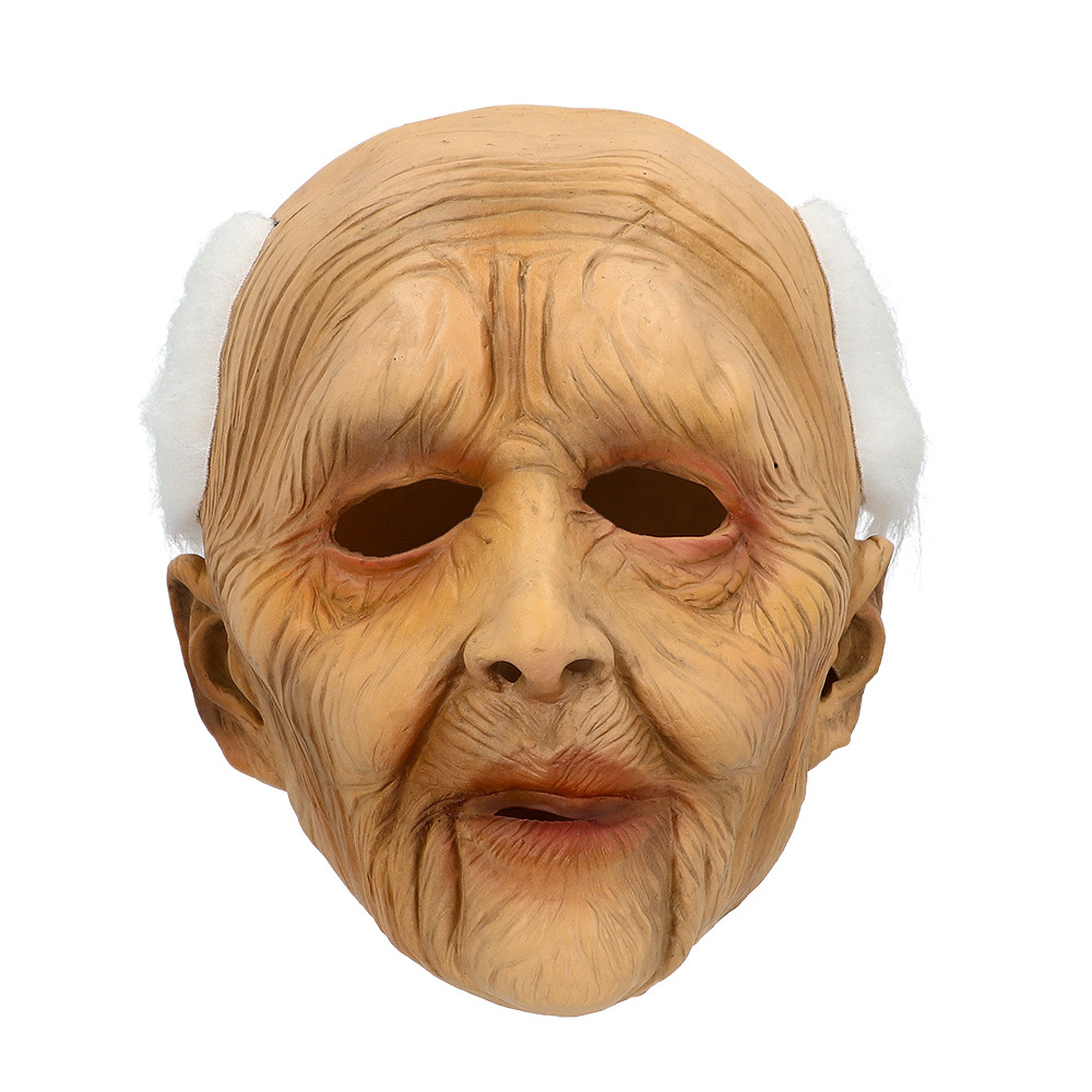 Latex hoofdmasker Oude man