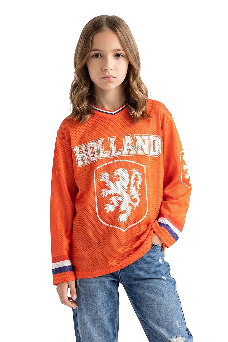 Ijshockeyshirt Holland lange mouwen (oversized)