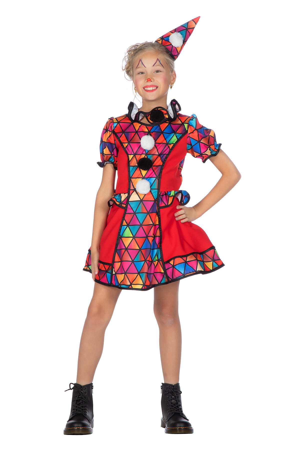 Clown jurkje meisjes