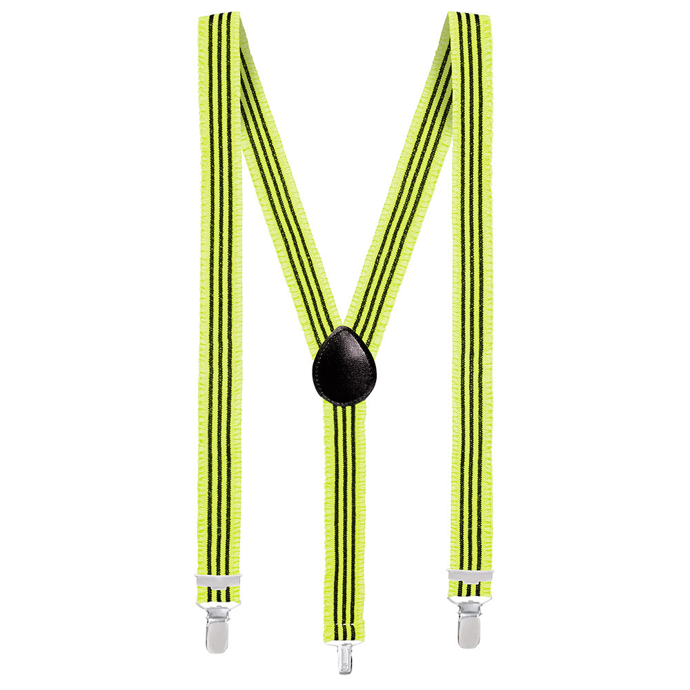 Bretels Ruches neon geel