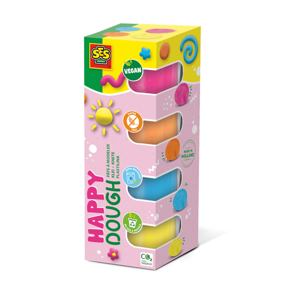 SES Feel good klei happy 4x90 gr