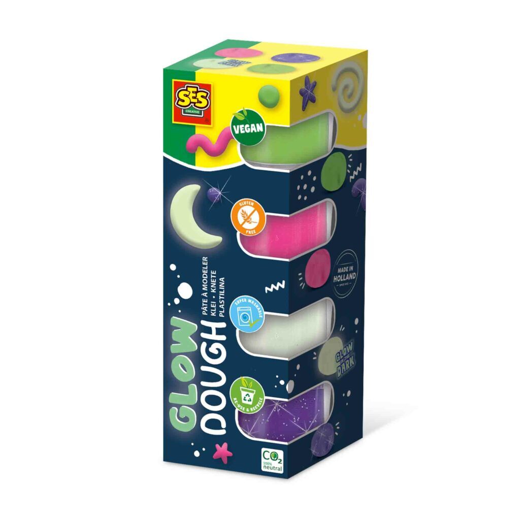 SES Feel good klei glow 4x90 gr