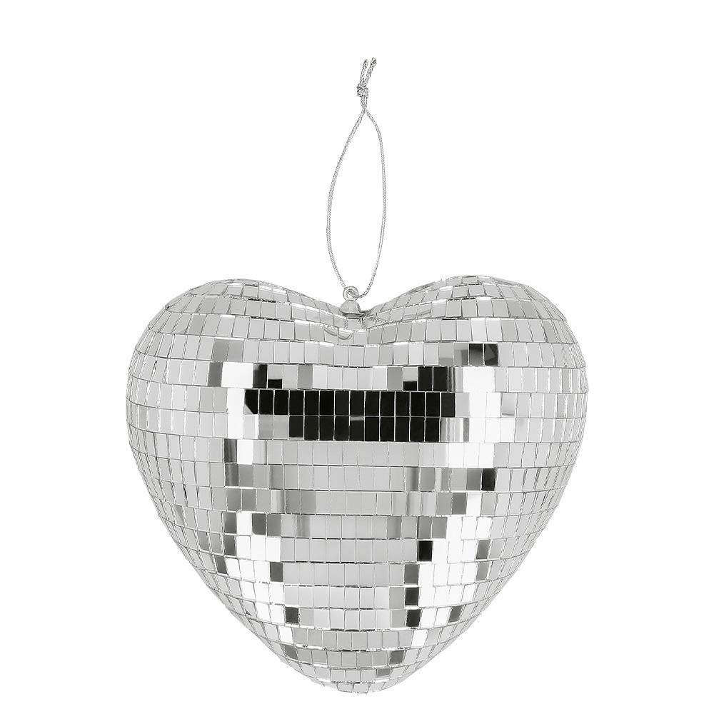 Discobal hart zilver (19 cm)