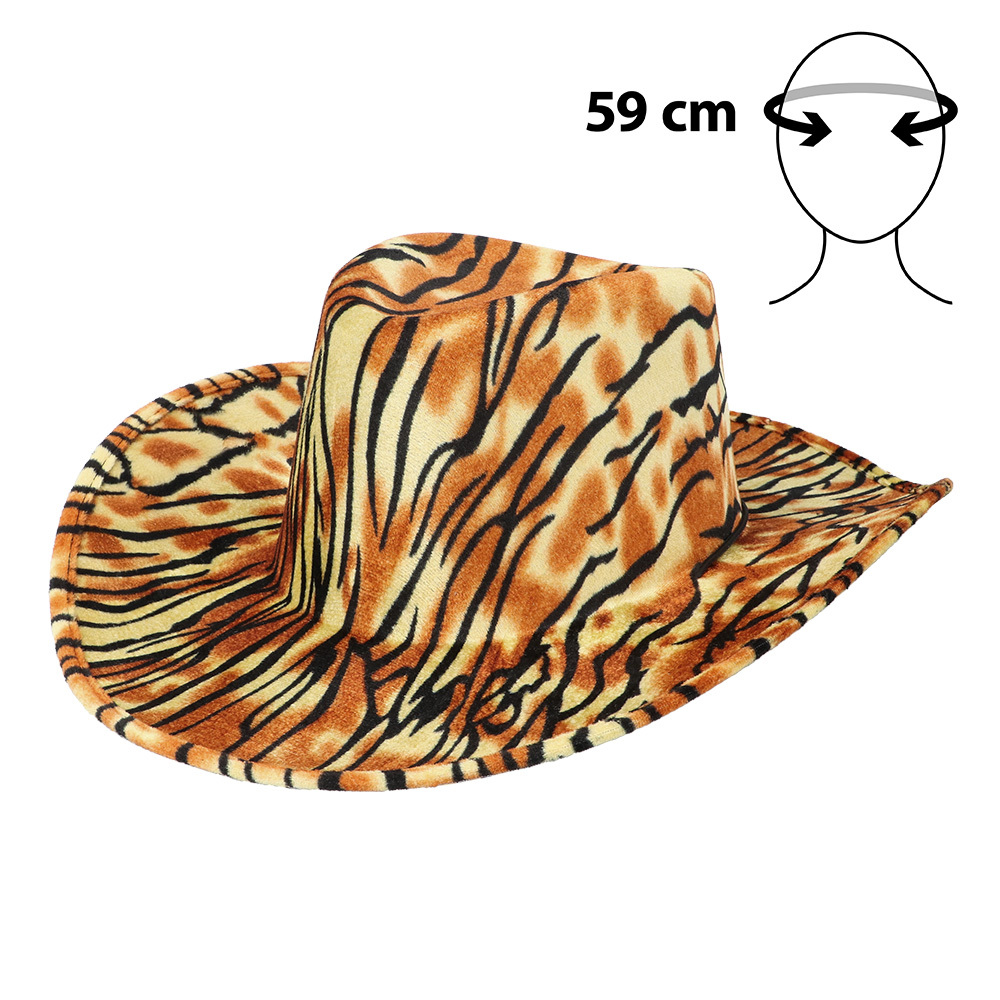 Hoed cowboy Wild tijger