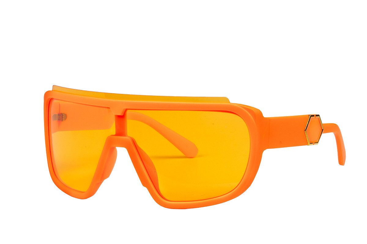 Bril sportief 90's neon oranje
