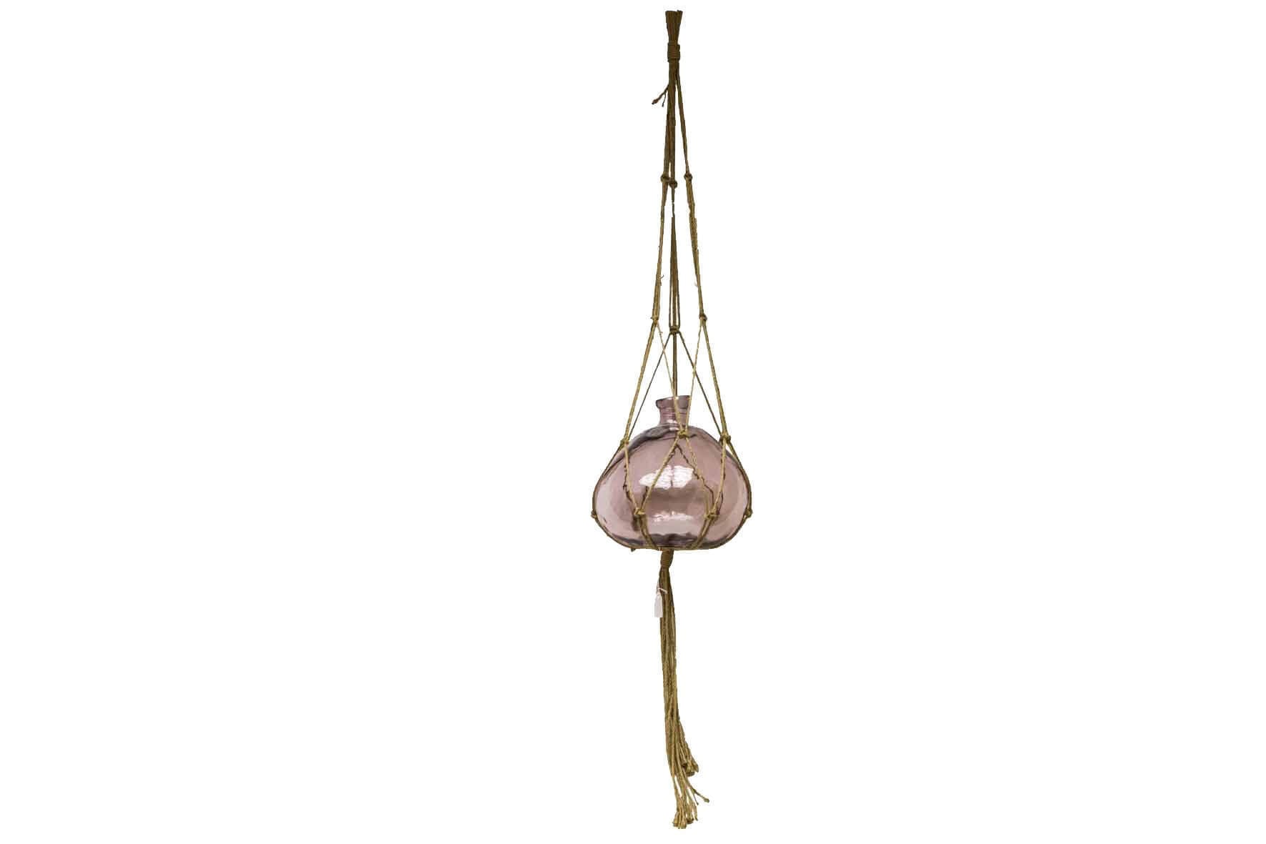 Macrame touw 4-voudig geknoopt 170cm