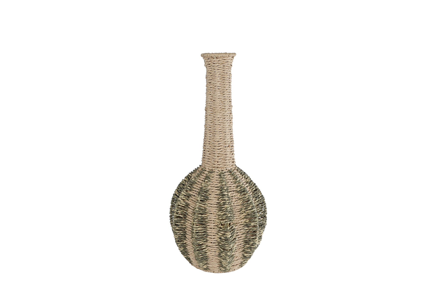 Vaas Tjitske M naturel/groen zeegras 23x23x49cm