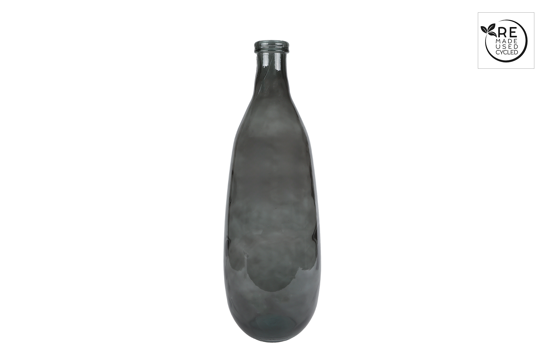 3R Vaas Montana L helder grijs glas 25x25x75cm