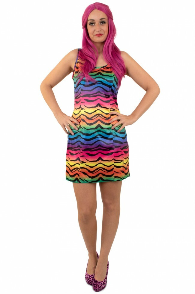 Jurk tijger regenboog