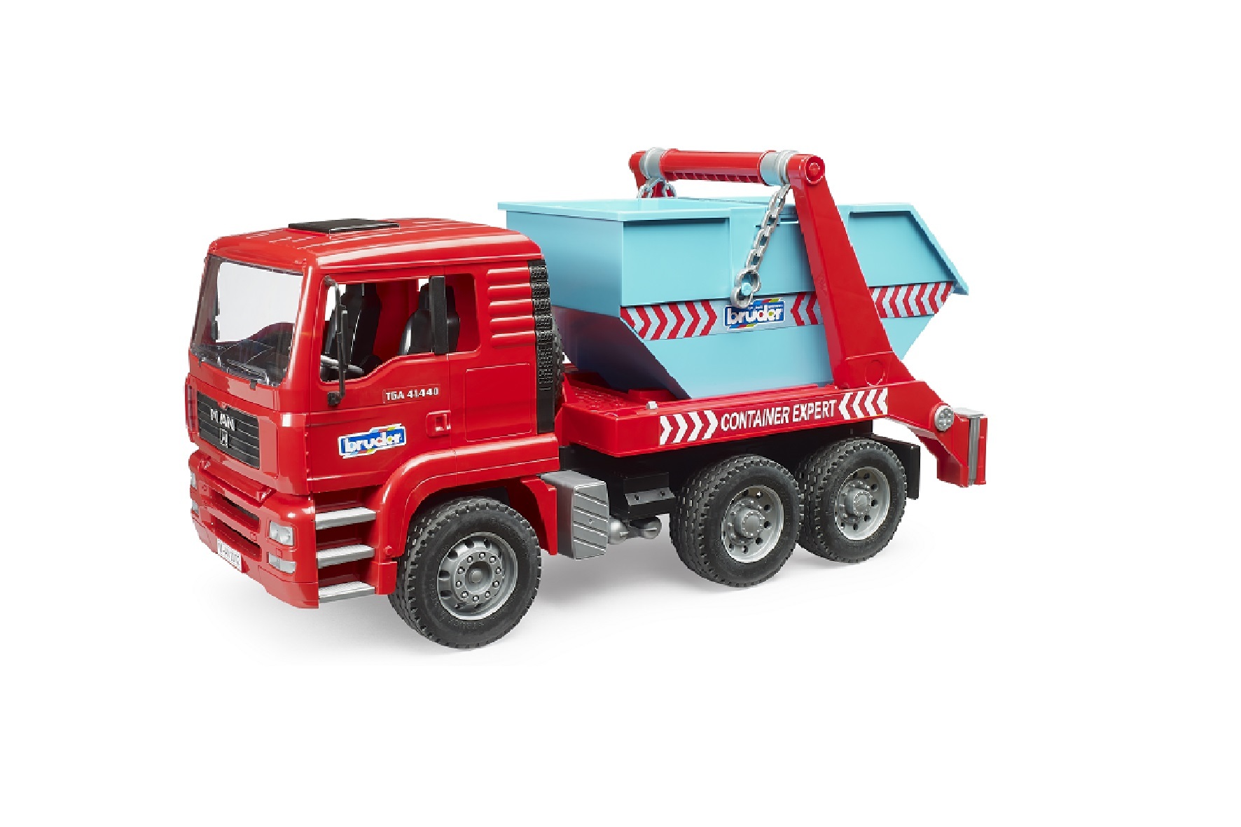 Bruder MAN TGA skip container truck