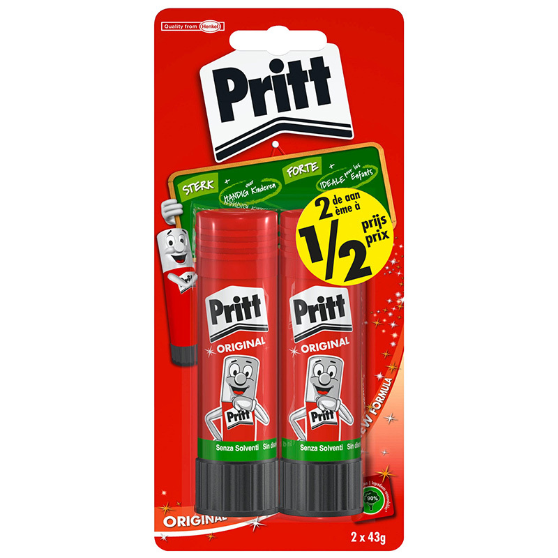 Pritt Stick 43gram 2 stuks afbeelding