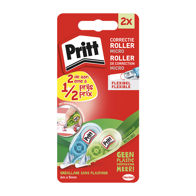 Pritt Correct-it micro roller 2 stuks afbeelding