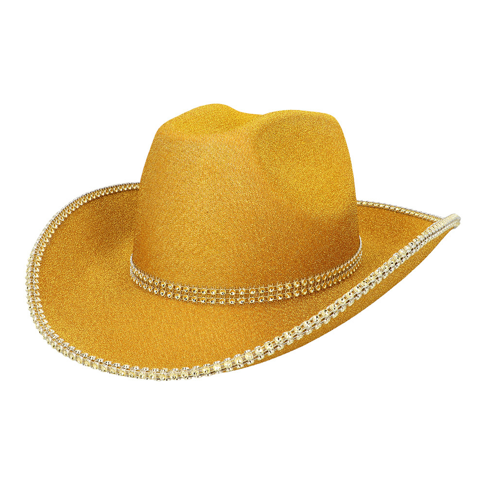 Cowboyhoed Charly goud