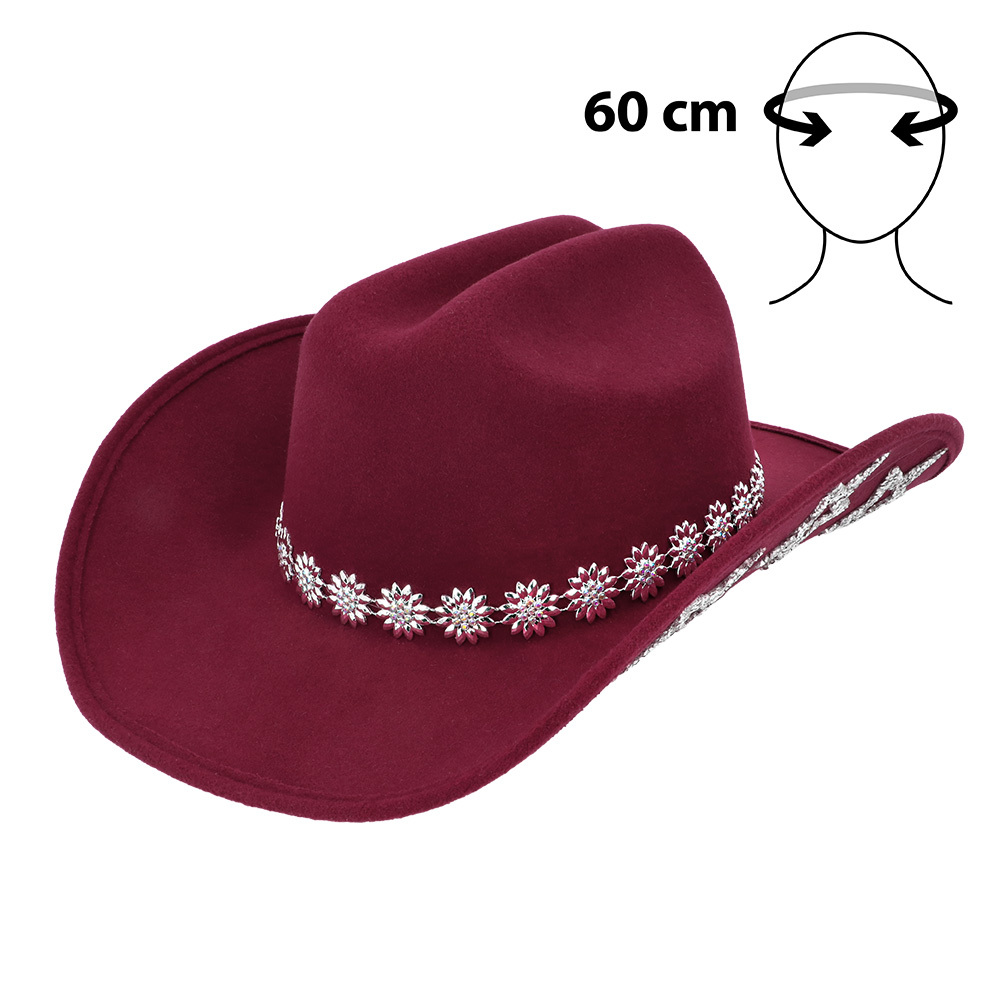 Hoed cowboy Star flower
