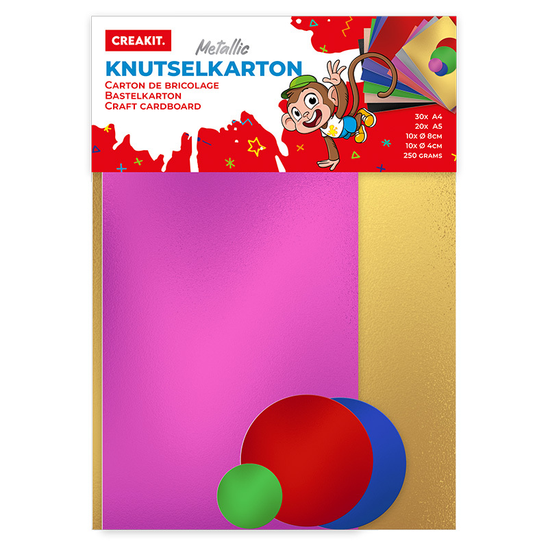 Knutselkarton metallic CREAKIT afbeelding