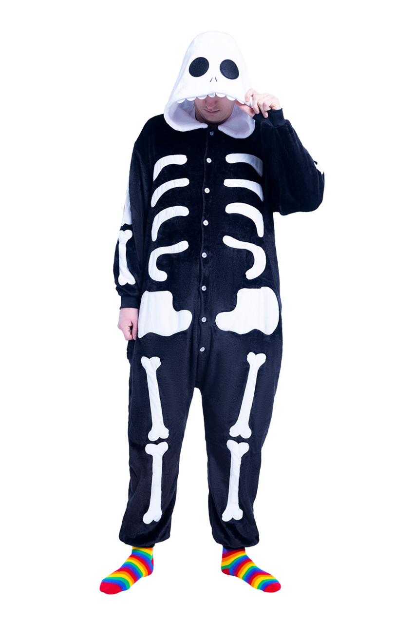 Onesie Skelet geen ruggengraat