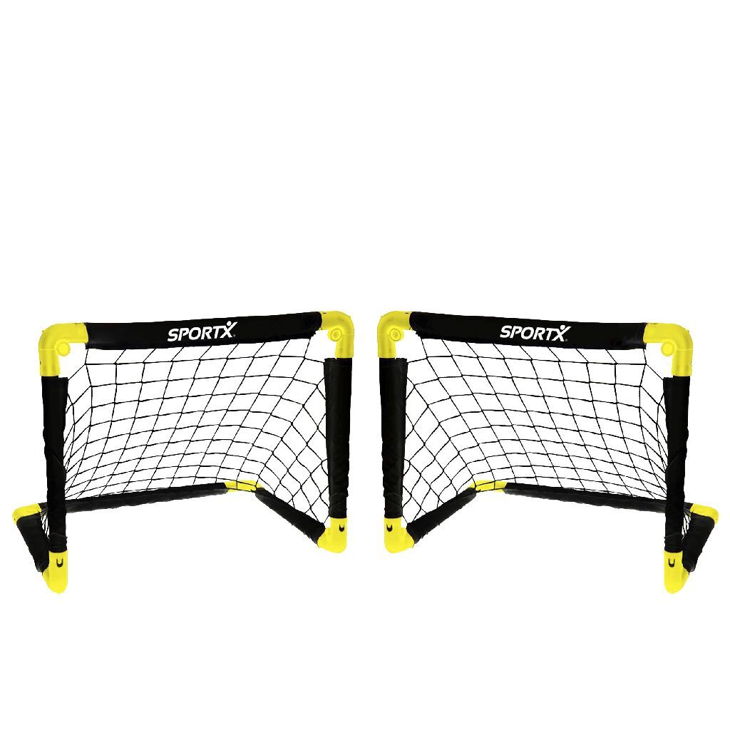 SportX voetbaldoel set 2 goals 55x44x44 cm