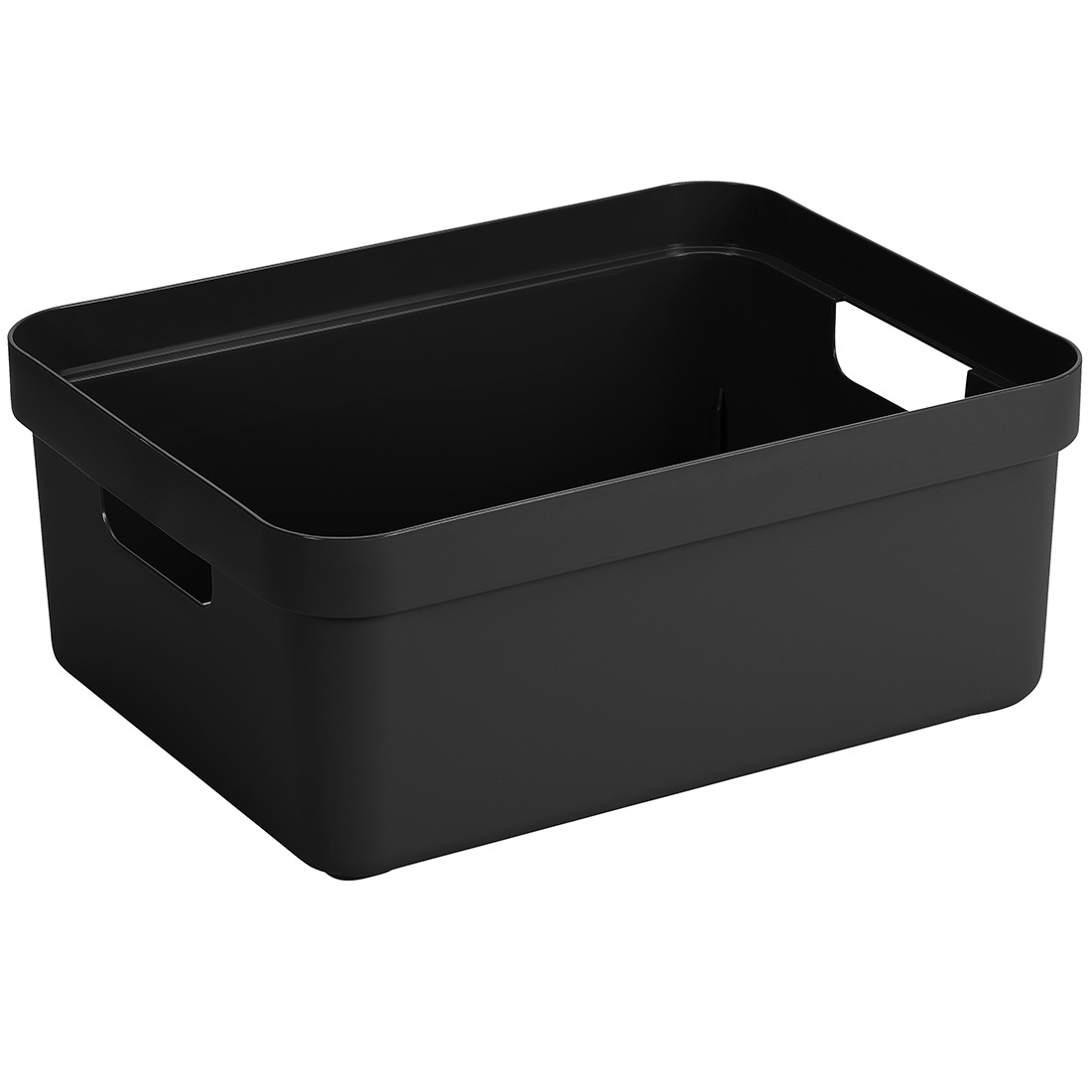 Sunware Sigma home opbergbox 24 liter zwart