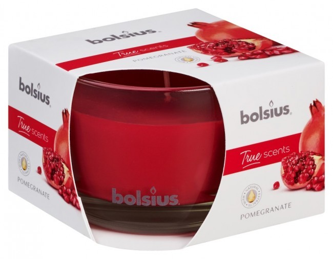 Geurglas 63/90 True Scents 92x92x64 Pomegranate