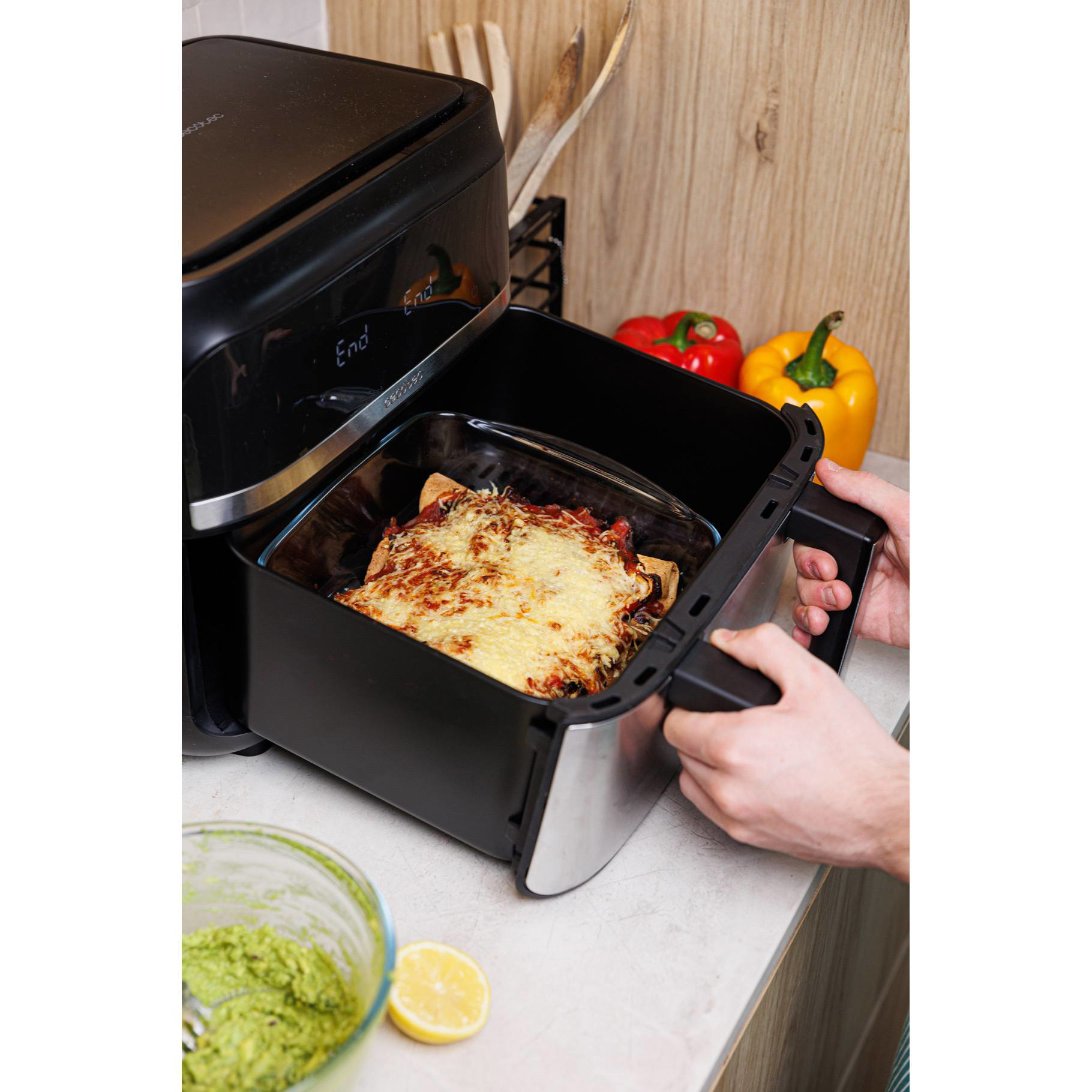 Pyrex airfryer ovenschaal 25x22x7 cm vierkant