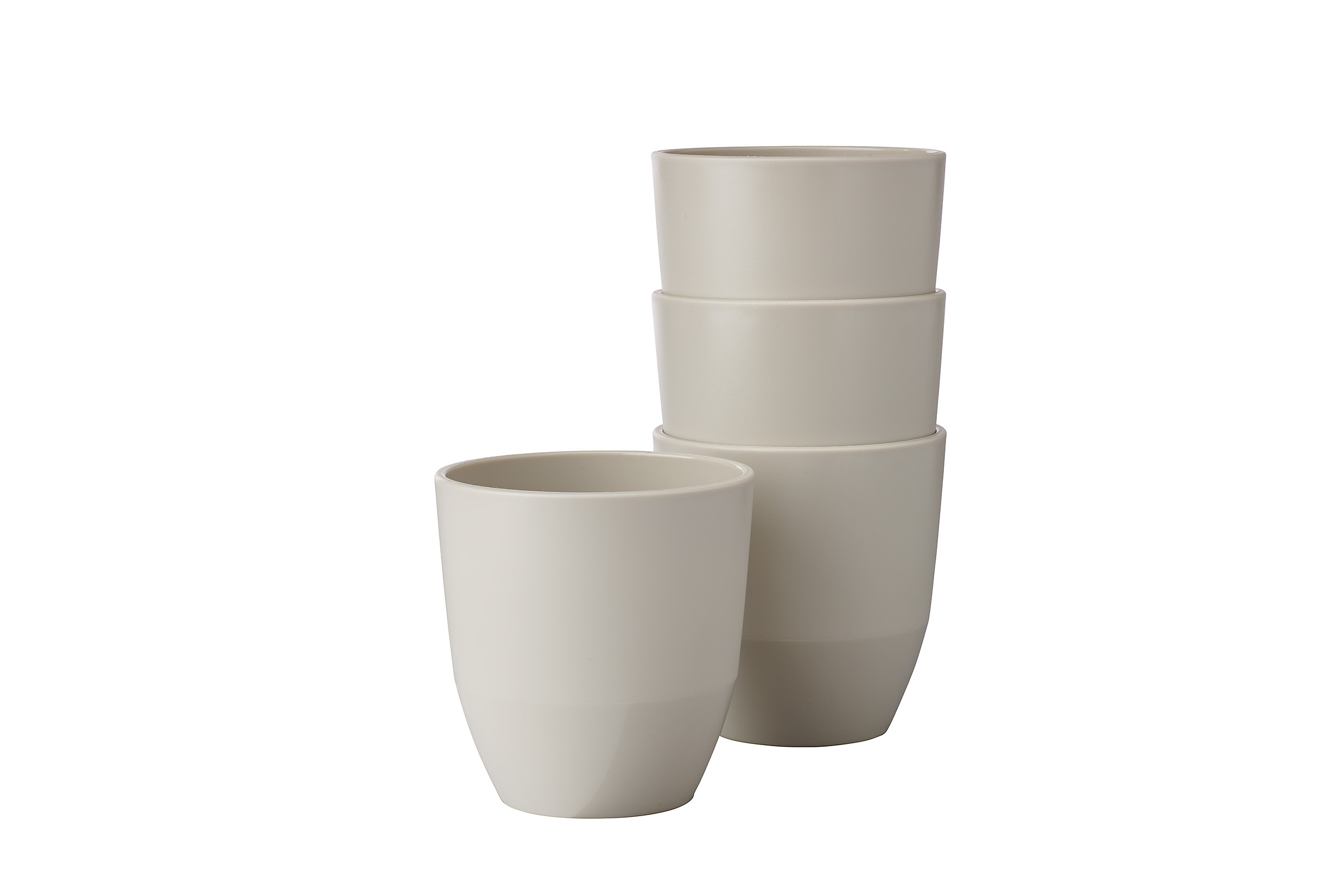 Set van 4 Mepal bekers silueta 200 ml nordic white