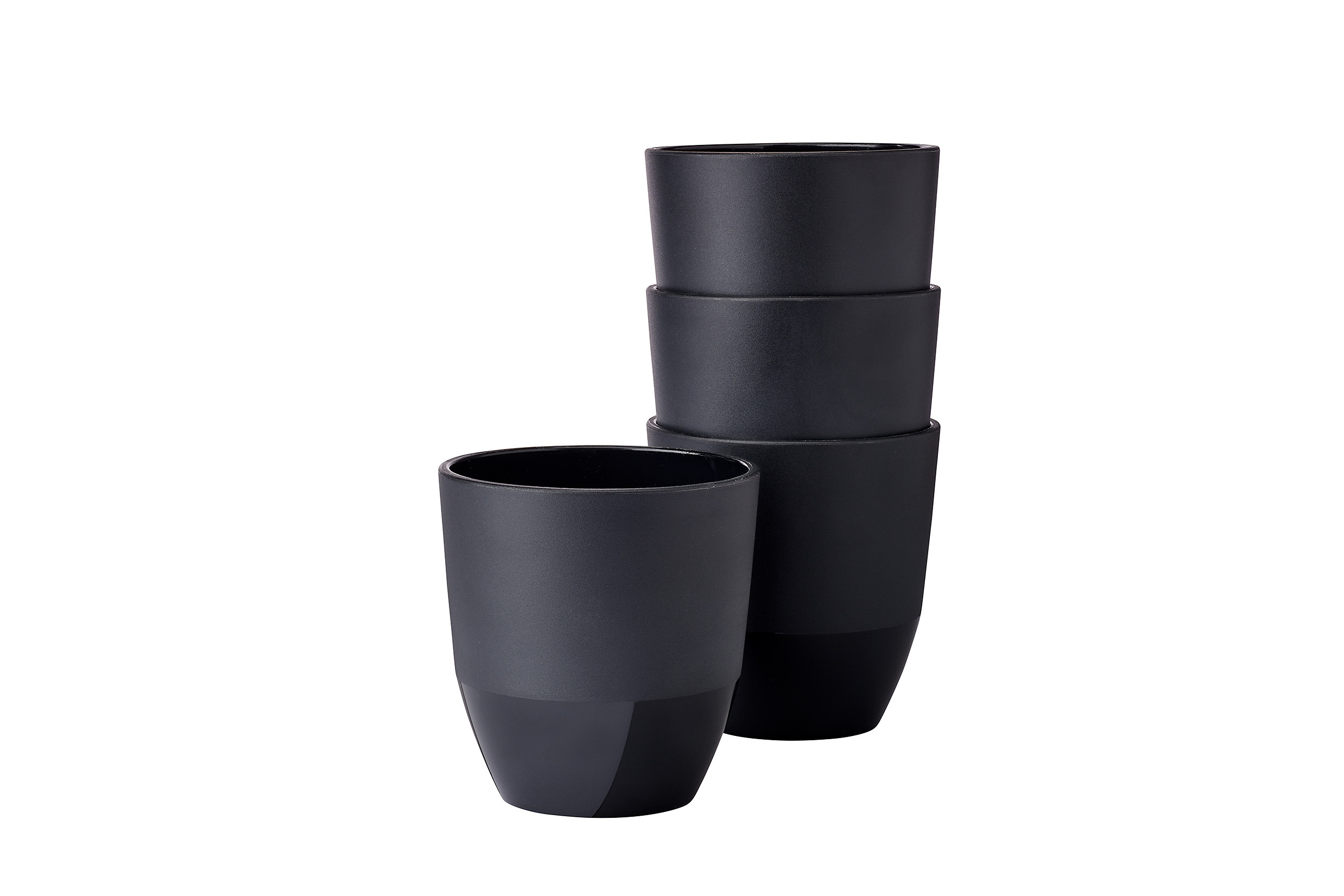 Set van 4 Mepal bekers silueta 200 ml nordic black