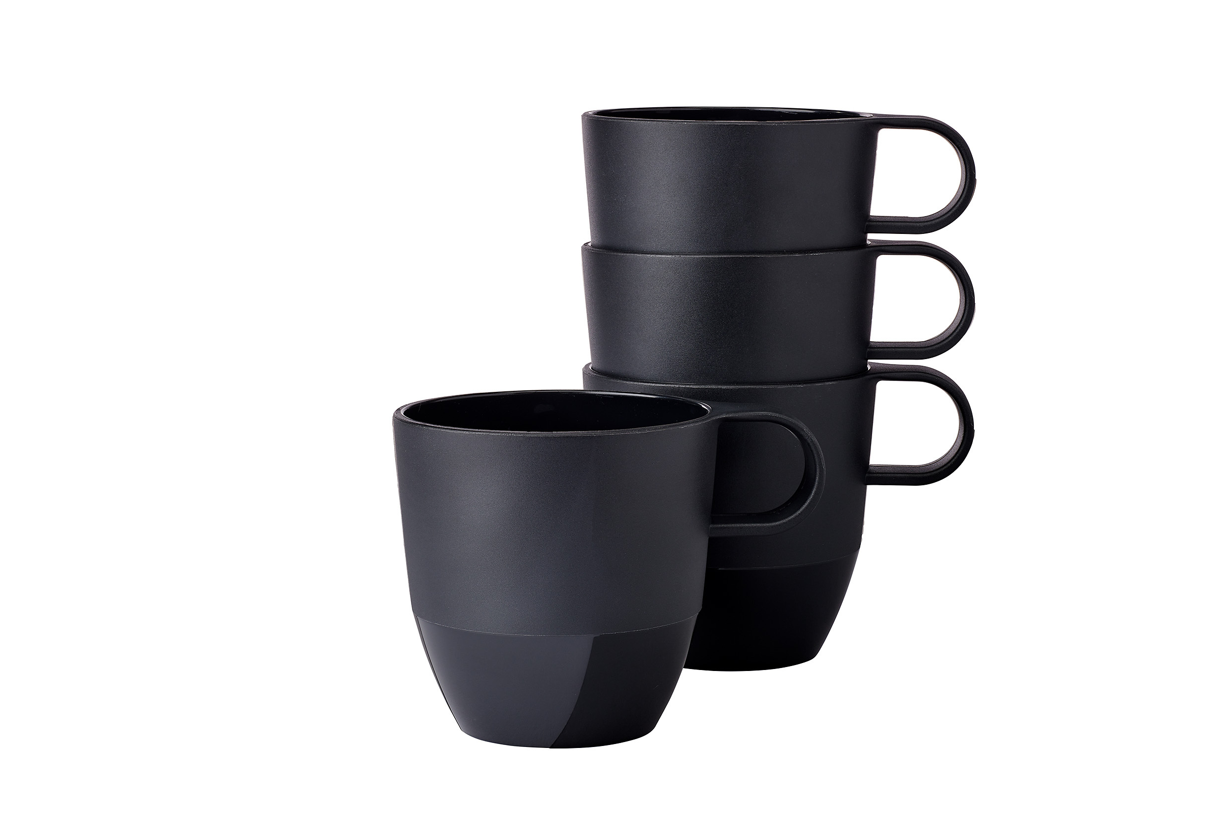 Set van 4 Mepal mokken silueta 300 ml nordic black
