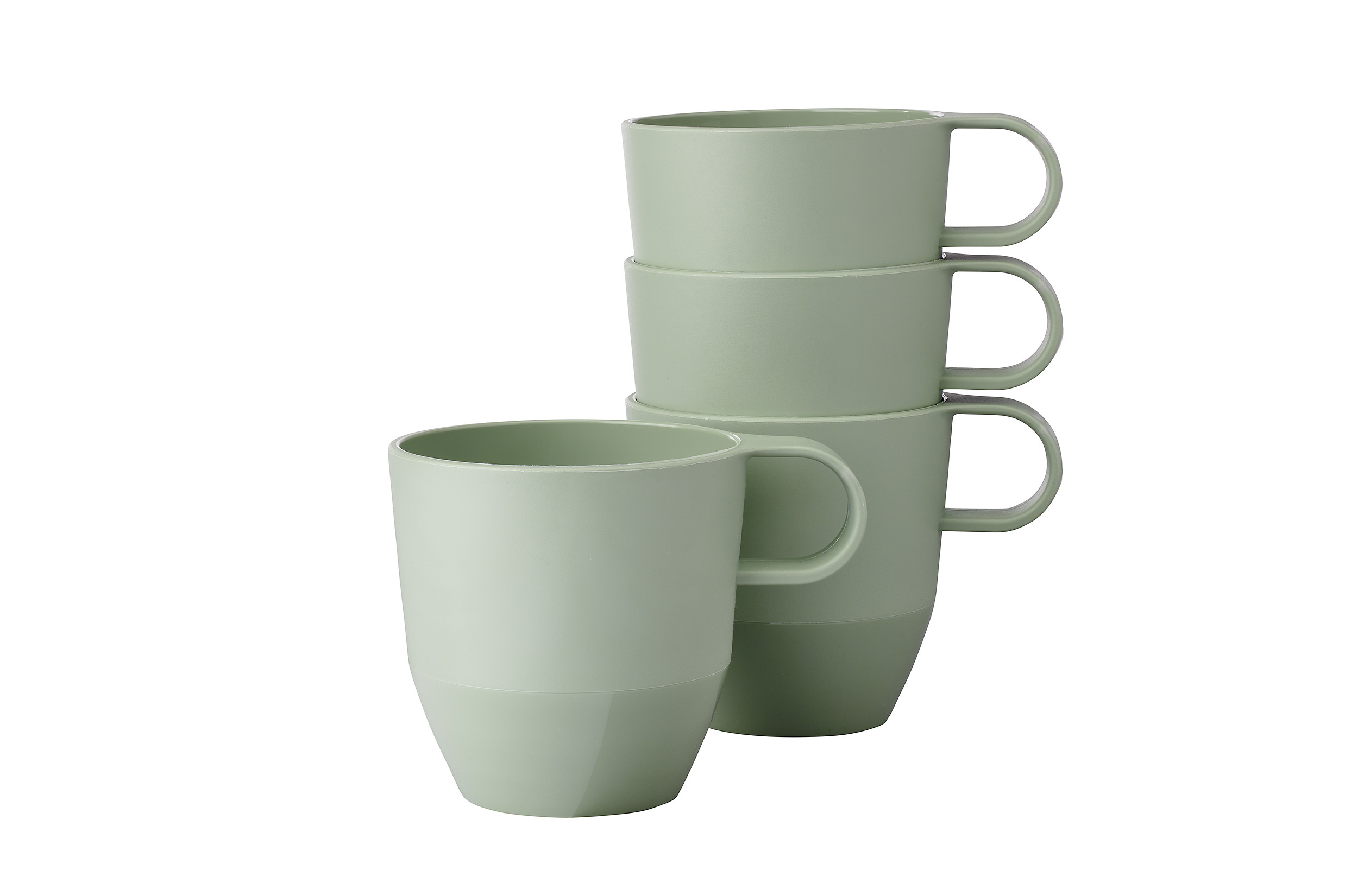 Set van 4 Mepal mokken silueta 300 ml nordic sage