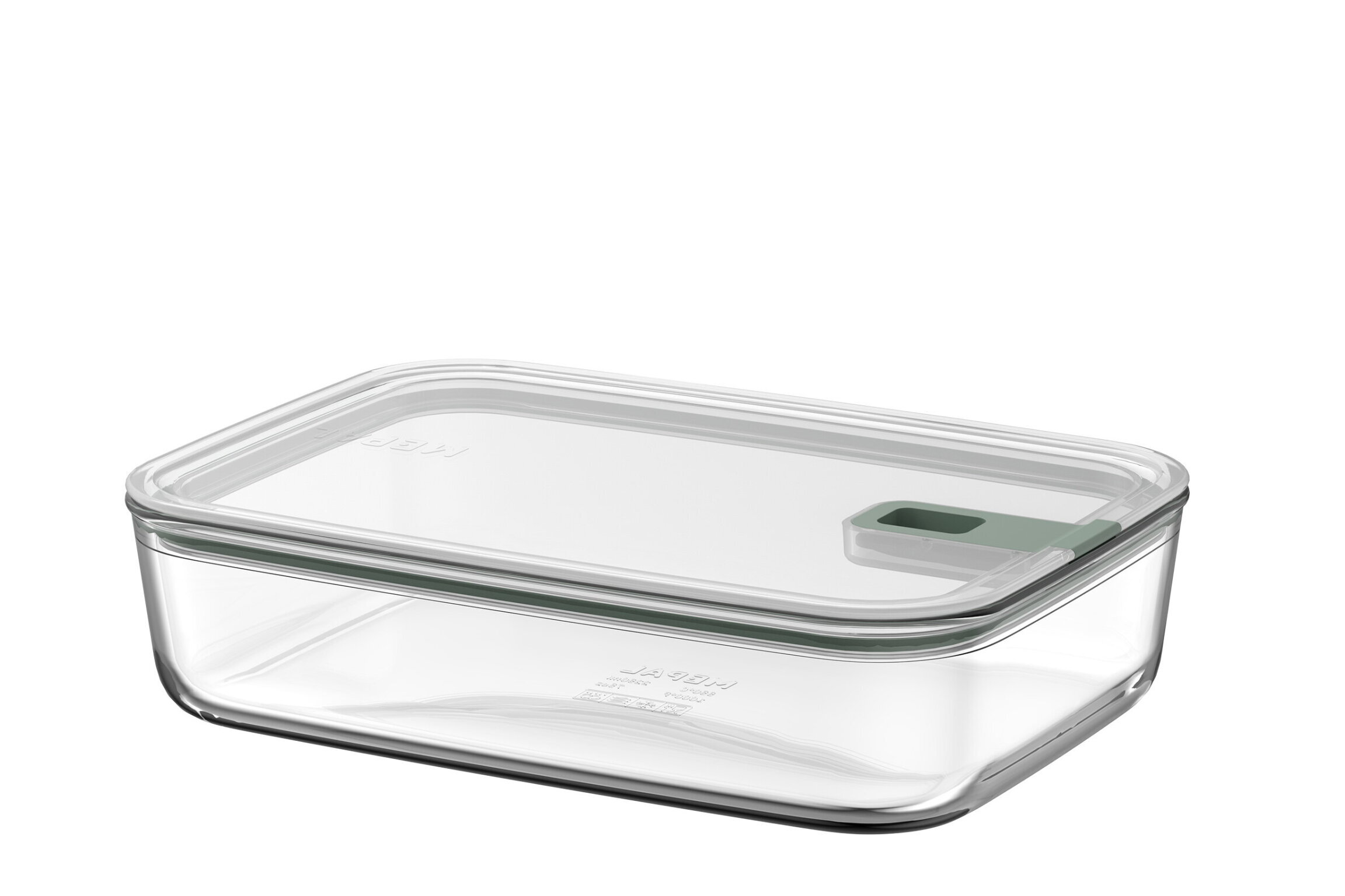 Mepal EasyClip 2.0 glazen vershouddoos 2250 ml nordic sage