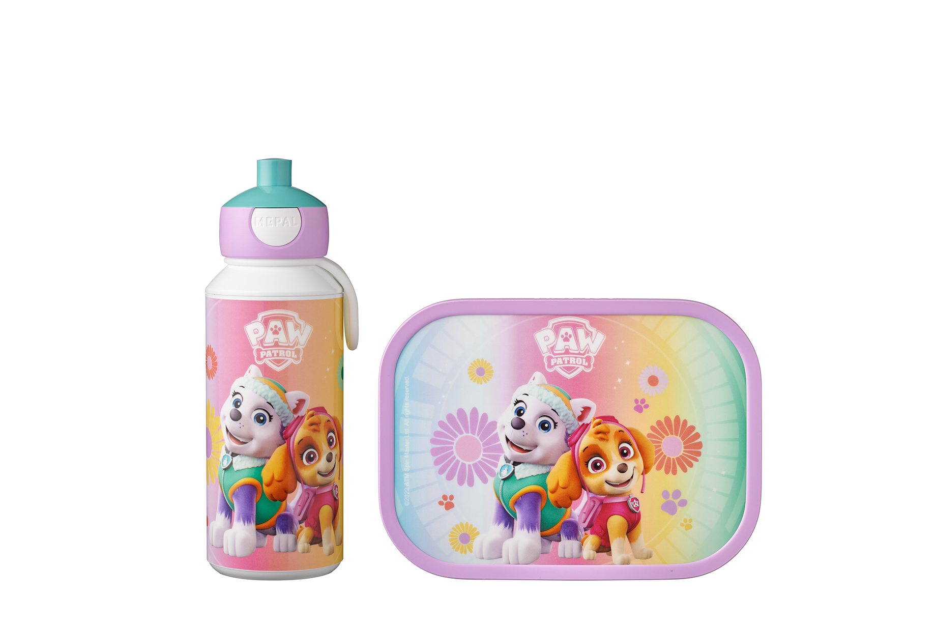 Mepal 2-delige lunchset campus Paw Patrol girls lunchbox + drinkfles pop-up