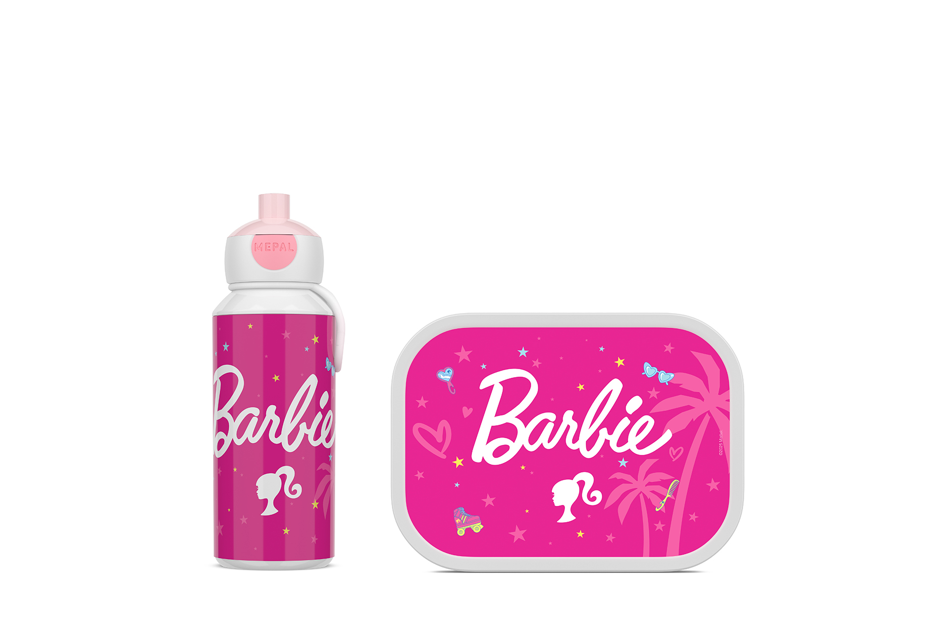 Mepal 2-delige lunchset campus Barbie lunchbox + drinkfles pop-up