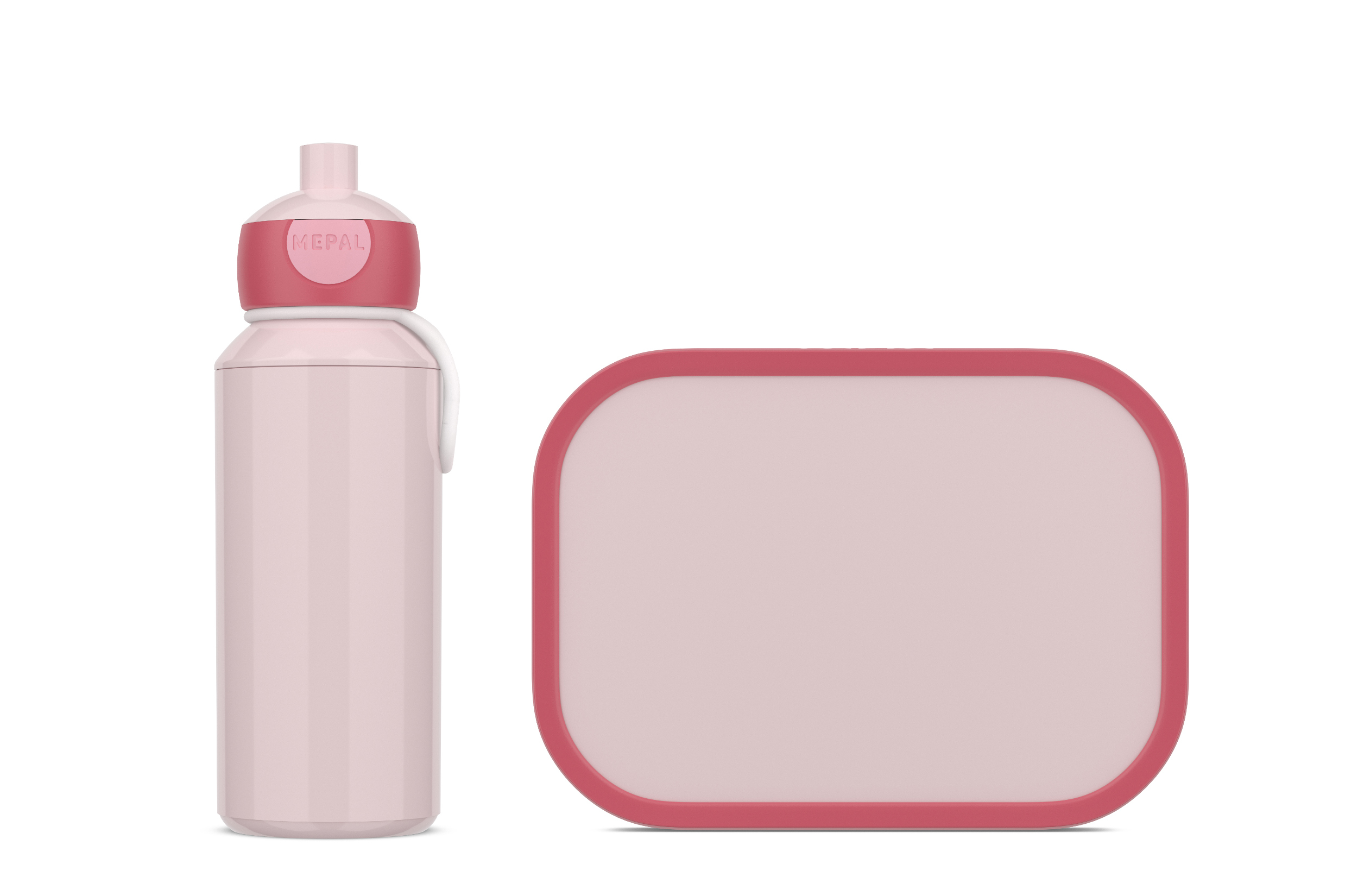 Mepal 2-delige lunchset campus cool pink lunchbox + drinkfles pop-up
