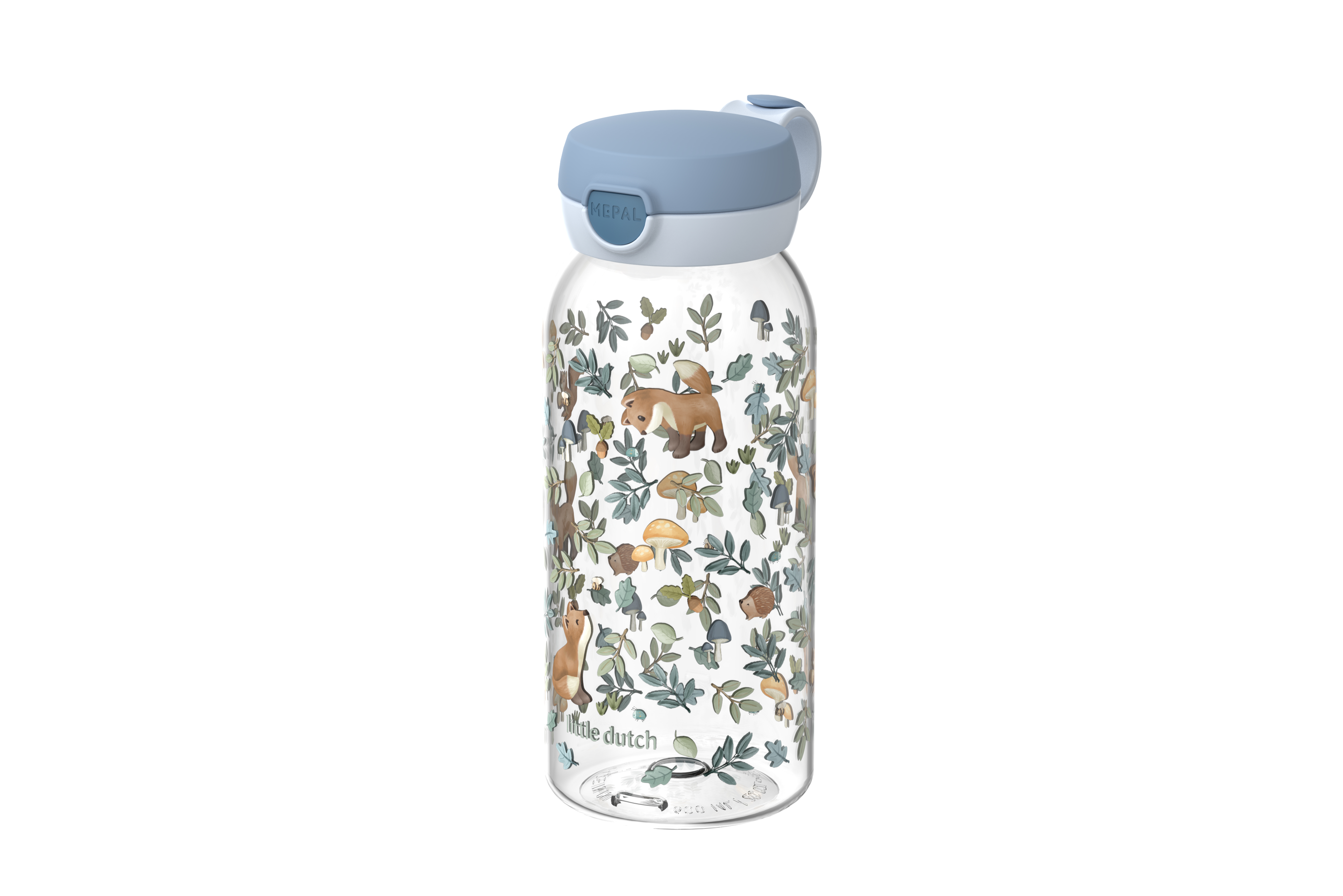 Mepal campus drinkfles met flipdop 600 ml Little Dutch forest friends
