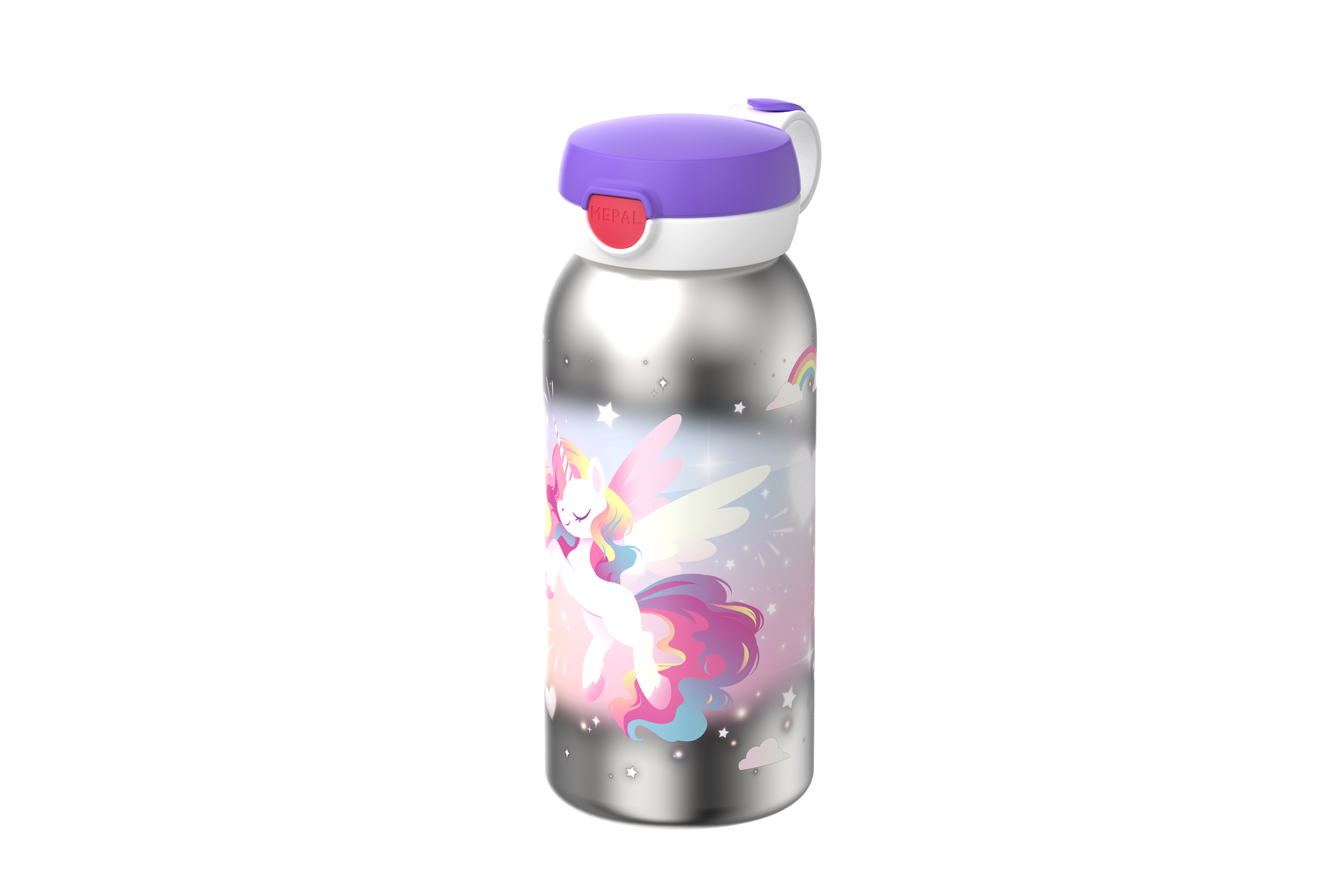 Mepal campus isoleerfles met flipdop 500 ml unicorn glow