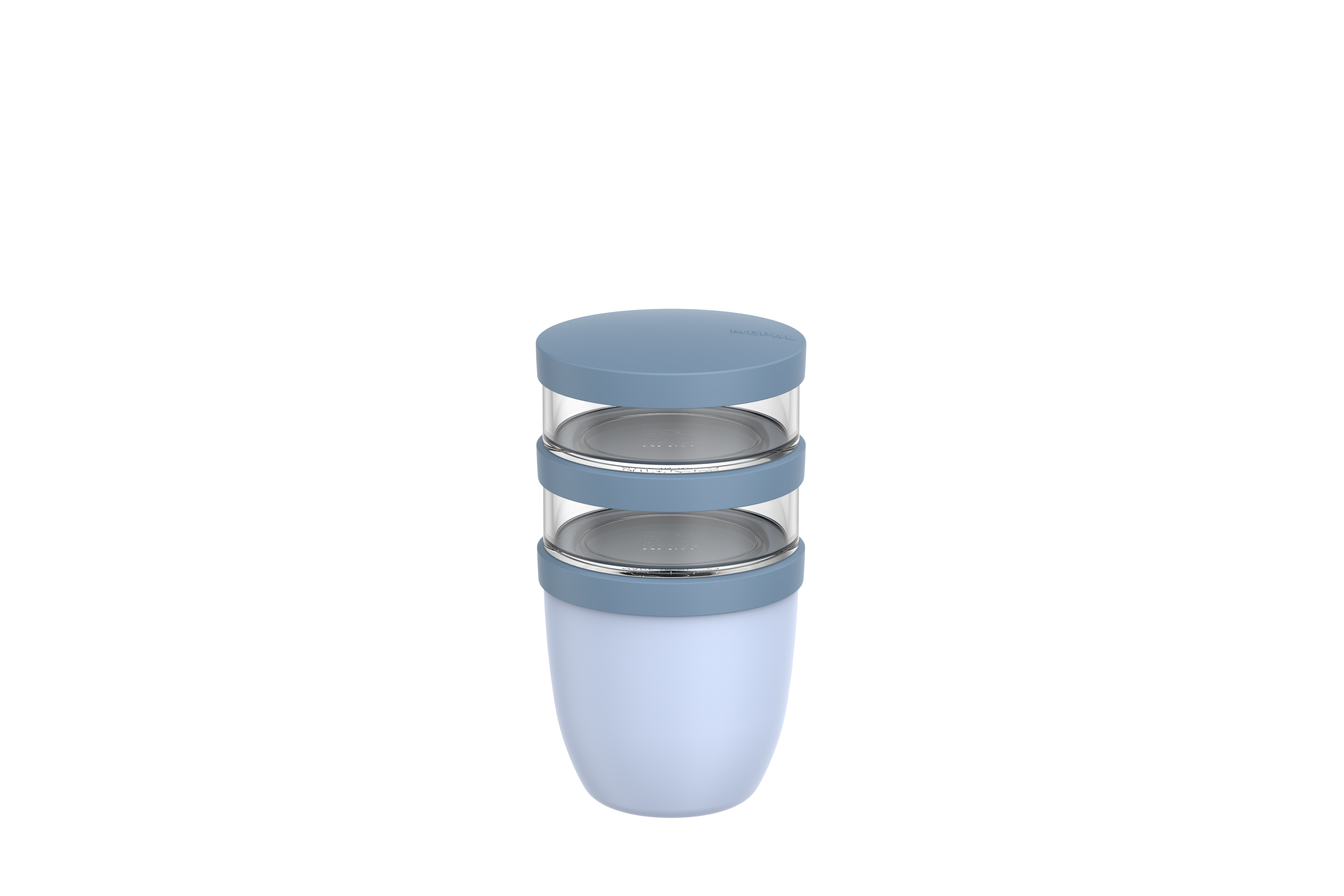 Mepal ellipse lunchpot 3-delig 500 ml + 2x 200 ml nordic blue