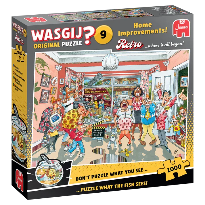 Jumbo Wasgij? Retro original 9 klein verbouwinkje! 1000 stukjes afbeelding