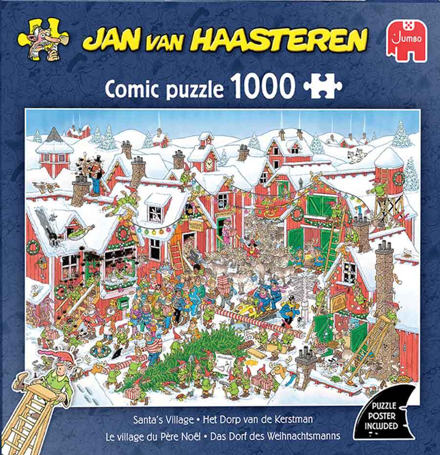 Jumbo Jan van Haasteren Het dorp van de kerstman 1000 stukjes