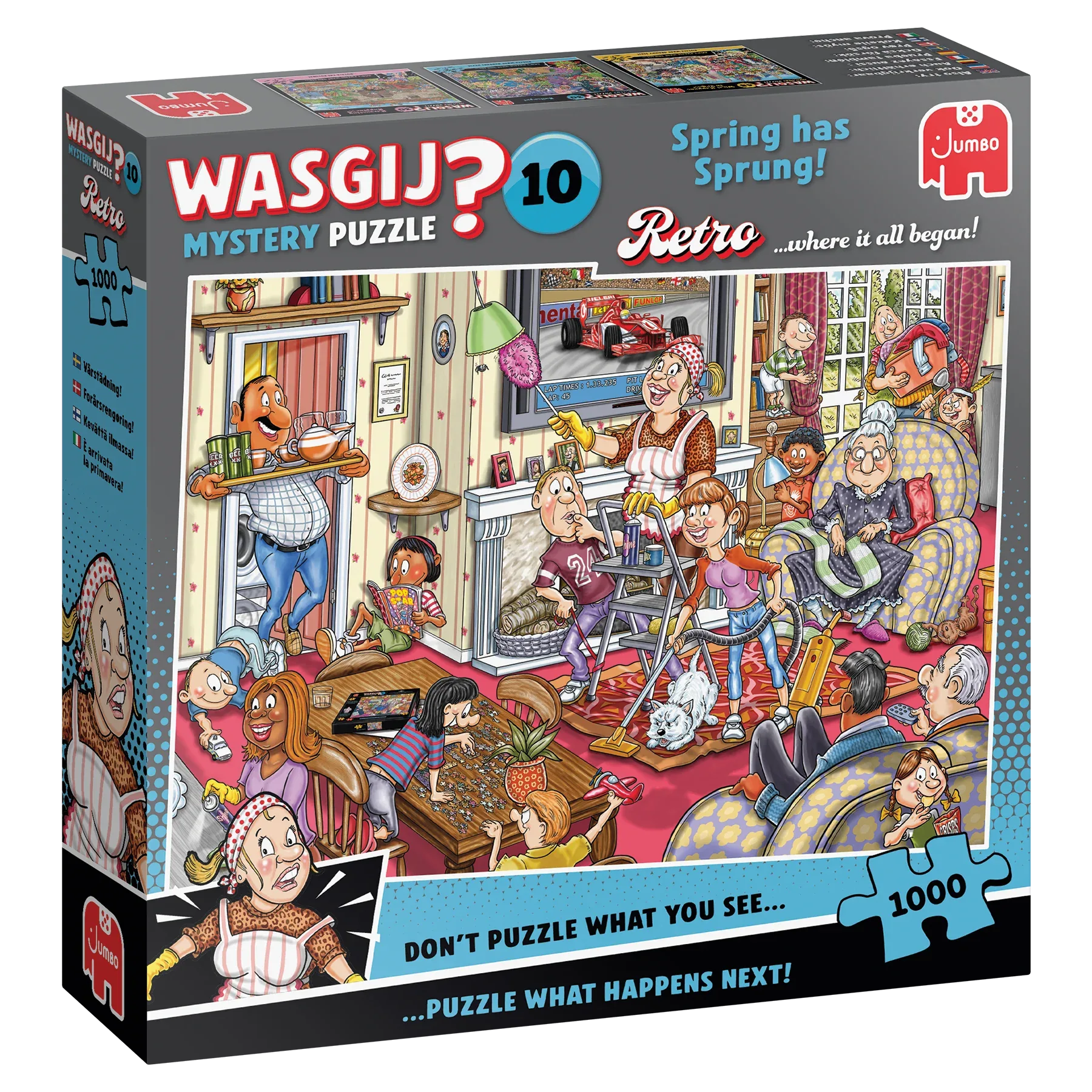 Jumbo Wasgij? Retro Mystery 10 De voorjaarsschoonmaak! 1000 stukjes