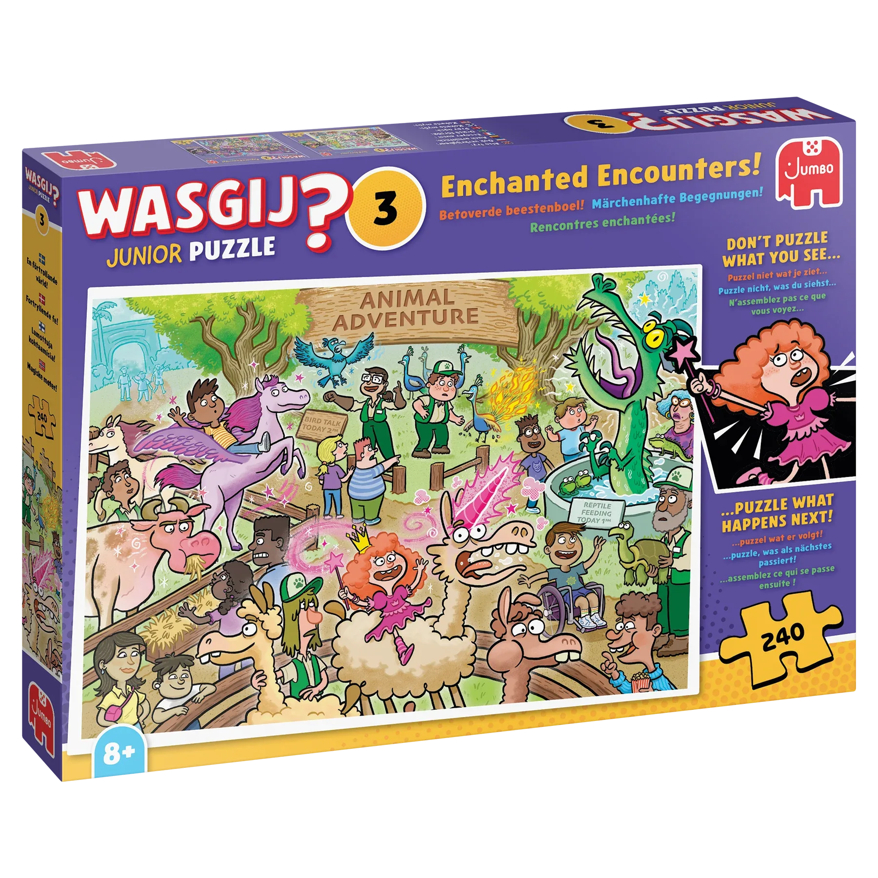 Jumbo Wasgij? Junior 3 Betoverde beestenboel! 240 stukjes