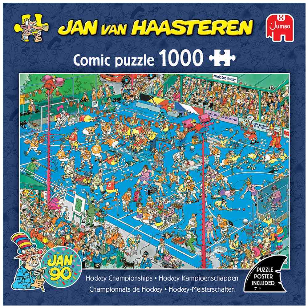 Jumbo Jan van Haasteren Hockey kampioenschappen 1000 stukjes
