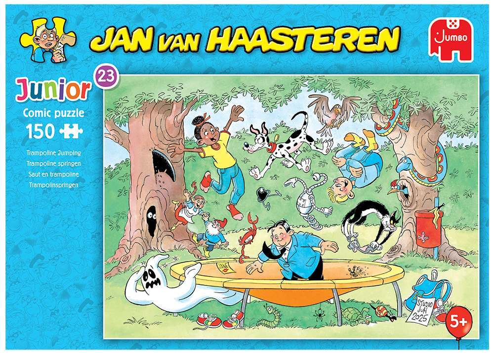 Jumbo Jan van Haasteren Junior Trampoline springen 150 stukjes