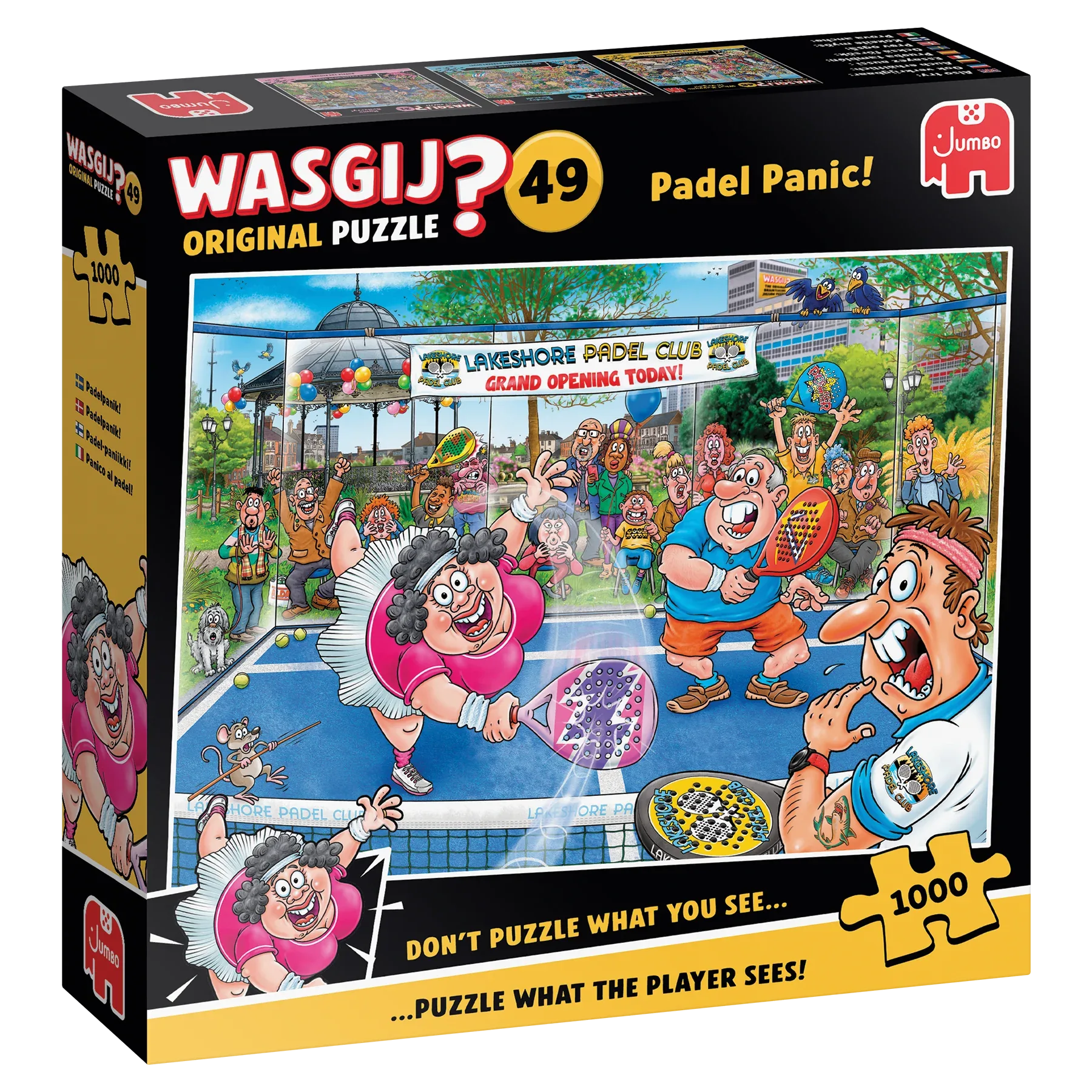 Jumbo Wasgij? Paniek op de padelbaan 1000 stukjes