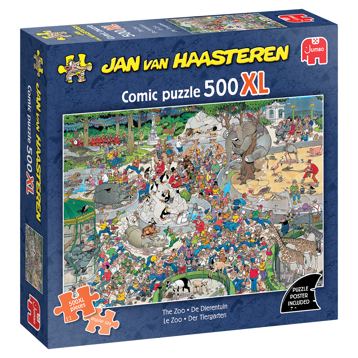 Jumbo Jan van Haasteren de dierentuin 500 stukjes