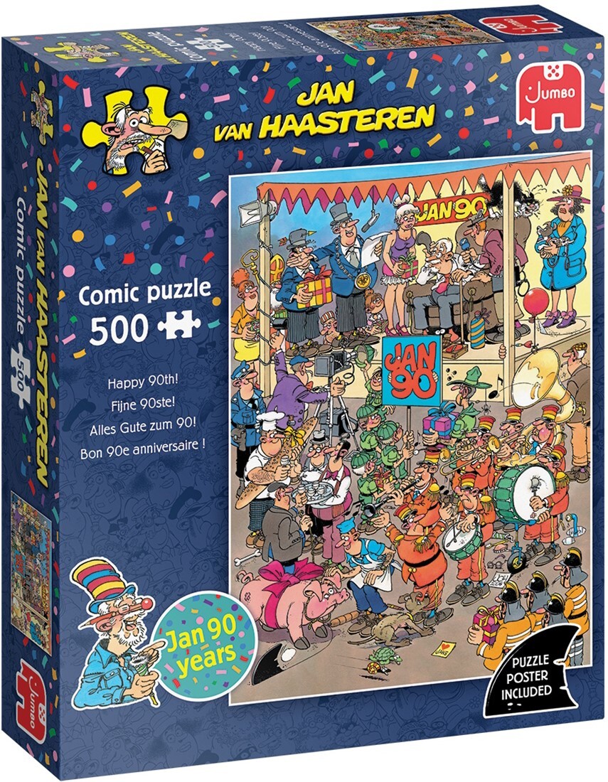 Jumbo Jan van Haasteren Fijne 90ste! 500 stukjes