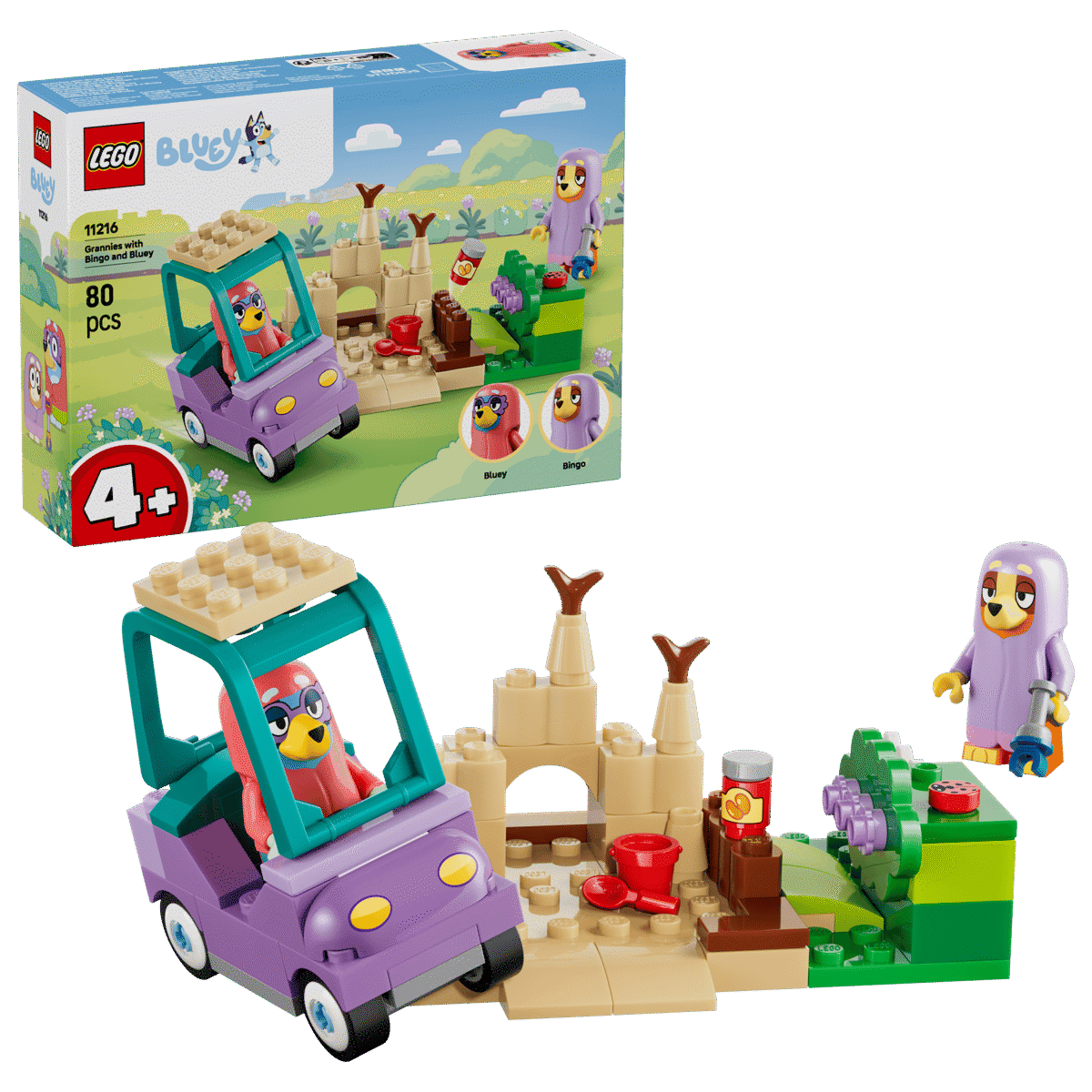 LEGO® Bluey 11216 oma met Bingo en Bluey