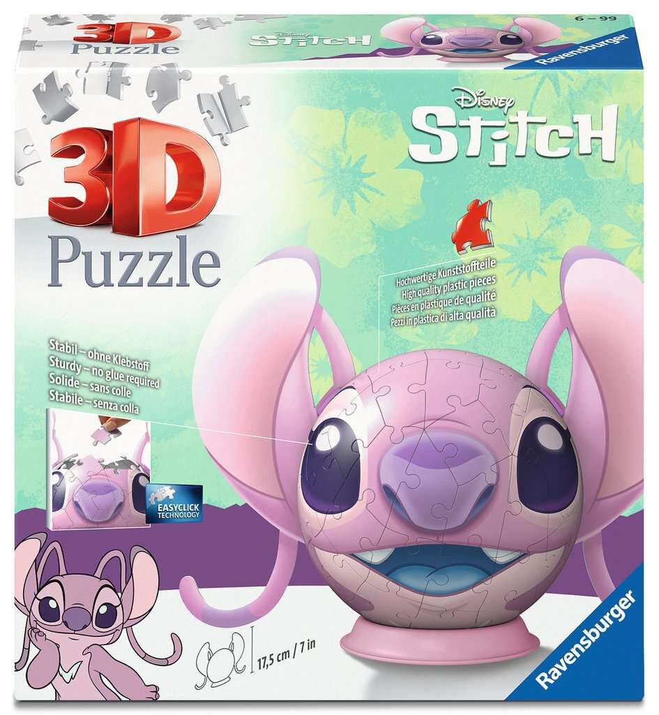 Ravensburger 3D Disney Angel met oren 72 stukjes
