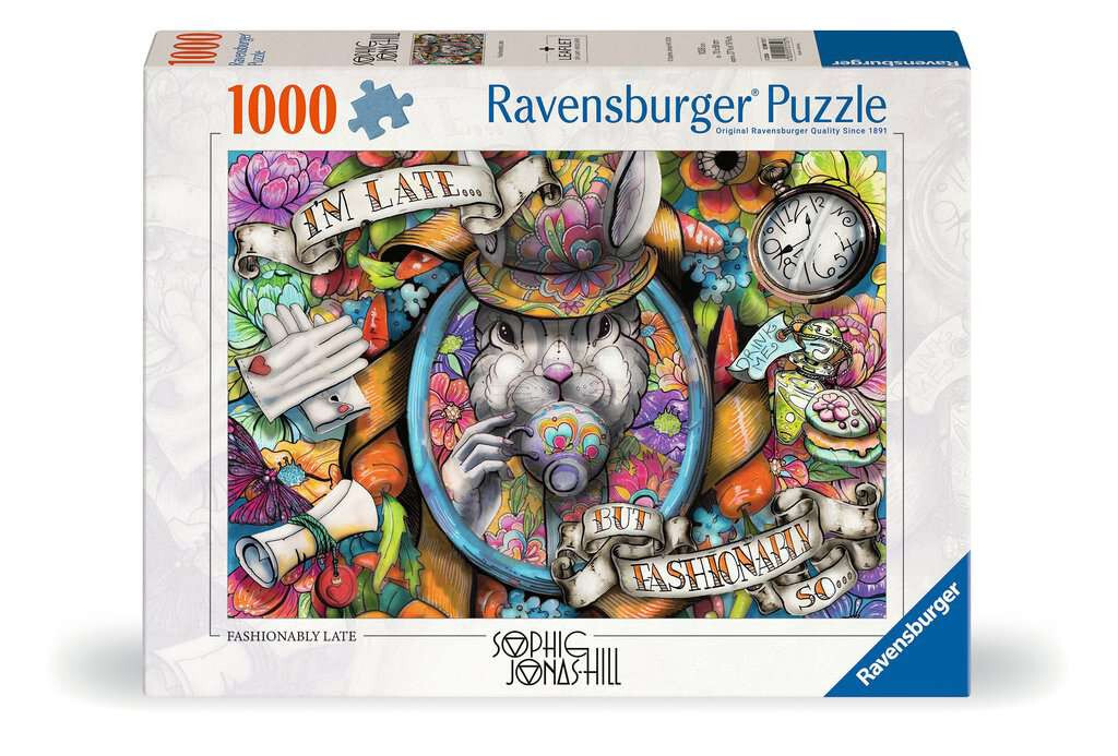 Ravensburger puzzel Modieus laat 1000 stukjes