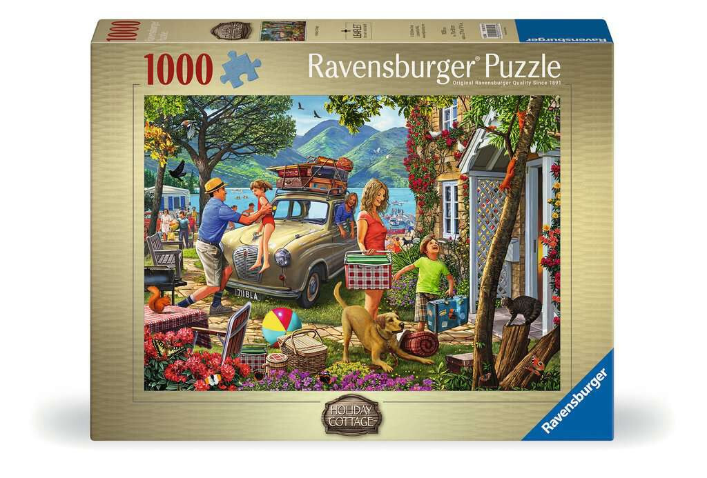Ravensburger puzzel vakantiehuis 1000 stukjes