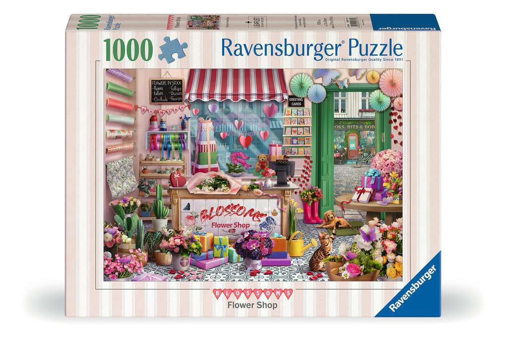 Ravensburger puzzel bloesems bloemenwinkel 1000 stukjes
